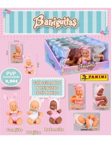 SOBRES 3D BARRIGUITAS SOFT BABIES 12 U.