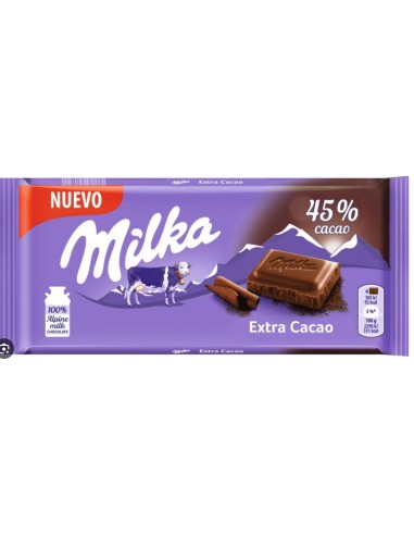 TABLETA MILKA EXTRA CACAO 25x90 GRS.