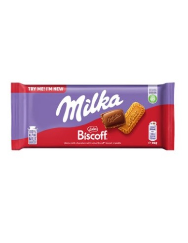 TABLETA MILKA BISCOFF 24x90 GRS.