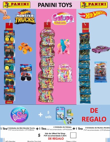 PACK TIRAS 3D PANINI 3+1