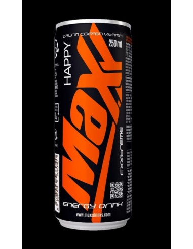 LATA MAXX HAPPY ENERGY DRINK  24x250 ML