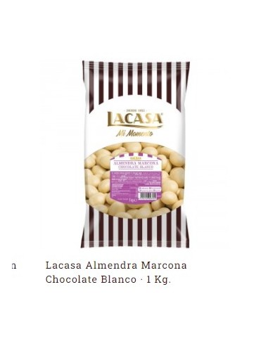 ALMENDRA CHOC. BLANCO 3x1KG.