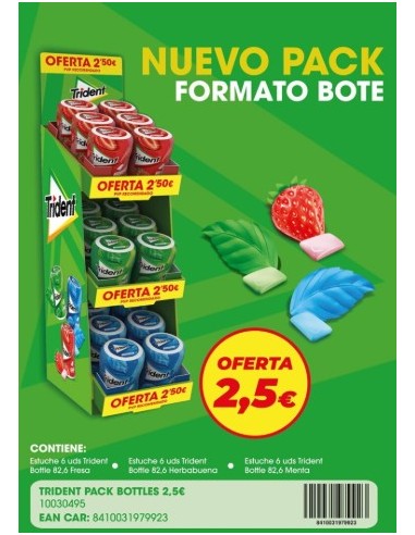 LOTE TRIDENT BOTE 2,50 3x6
