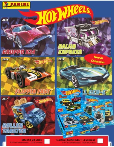 CARDS HOT WHEELS 18x24